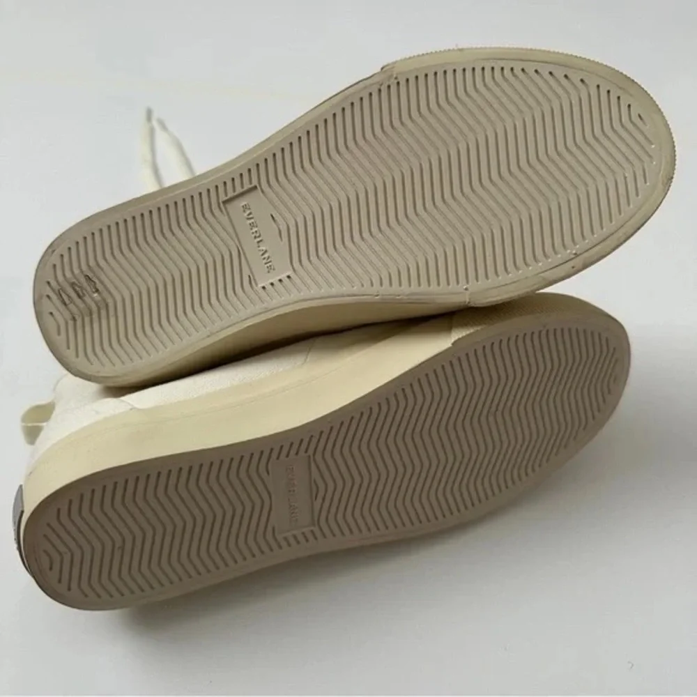 Everlane Off White High-Top Canvas Sneakers 6W / 4M Unisex
